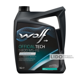 Моторне масло Wolf Official Tech MS-FE 5w-20 4л