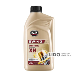 Олива моторна K2 Synthetic Premium SN/CF XN 5W-40 1л