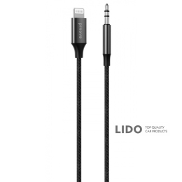 Кабель AUX Proove SoundTrack Lightning to 3.5mm (1m) чорний
