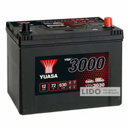 Акумулятор Yuasa 12V 72Ah SMF Battery Japan YBX3030 (0) [- +]
