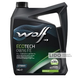 Моторне масло Wolf ECOTECH 0W-16 FE 4л