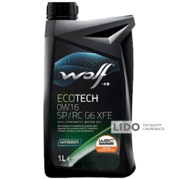 Моторне масло Wolf ECOTECH 0W-16 SP/RC G6 XFE 1л
