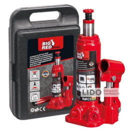 Домкрат гідравлічний пляшковий GTM Т90204S 2т 181-З45мм у кейсі