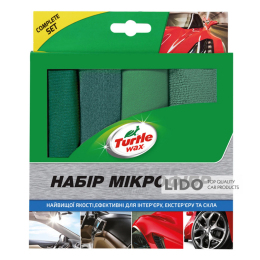 Набор салфеток Turtle Wax микрофибра 30х40см 4шт