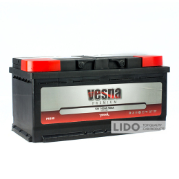 Акумулятор Vesna Premium 100 Ah/12V [- +] низький