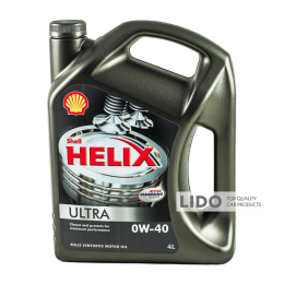 Моторное масло Shell Helix Ultra 0w-40 4л