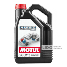 Моторное масло Motul Hybrid 0W-12, 4л (107152)