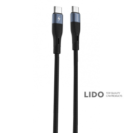 Кабель Proove Light Silicone Type-C to Type-C 60W (1m) чорний