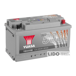 Акумулятор Yuasa 12V 85Ah Silver High Performance Battery YBX5110 (0) [- +]