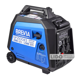 Генератор Brevia инверторный бензиновый 2,3кВт (ном 2,5кВт) с электростартером