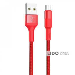 Кабель Hoco X26 Xpress Micro USB (1м) красный