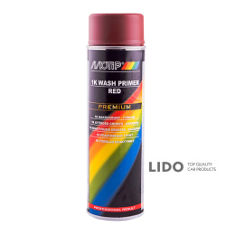 Грунт для кузова Motip 1K Wash Primer красный аэрозоль 500мл