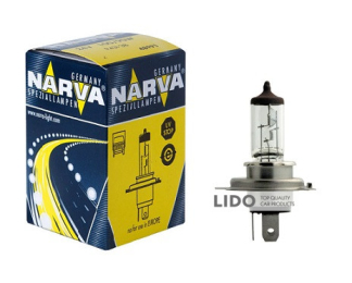 Галогеновая лампа Narva H4 24V 100/90W P43t