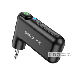 Адаптер Borofone BC35 Wideway car AUX Bluetooth receiver черный