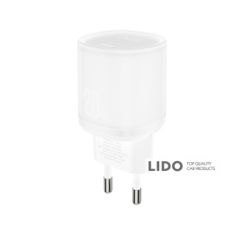 Мережевий зарядний пристрій XO L143 PD20W Single USB-C білий