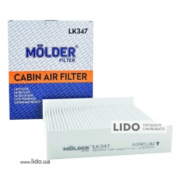 Фильтр салона Molder LK347 (WP9320, LA457, CU2040, K1228)