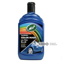 Полироль для кузова Turtle Wax Color Magic синий, 500мл
