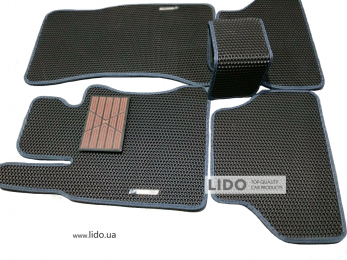 Автоковрики iKovrik Премиум 5 шт в комплекте до восьми креплений, подпятник резина-пластик, 2 шильдика (n-487)