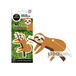 Ароматизатор Aroma Car Cellulose ANIMALS - Sloth Daisy