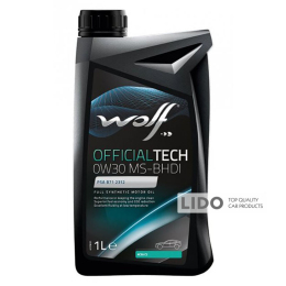 Моторне масло Wolf Official Tech 0W-30 MS-BHDI 1л