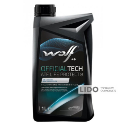 Трансмиссионное масло Wolf Official Tech ATF Life Protect 8 1л