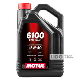Моторное масло Motul 6100 Syn-clean 5W40 4л 113115