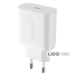 Мережевий зарядний пристрій Proove Rapid 20W (Type-C) білий