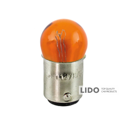 Лампа накаливания Solar 12V 18/5W BAY15d Amber, 10шт