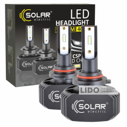 LED автолампа Solar HB3 12/24V 6000K 5000Lm 40W, CSP1860 2шт