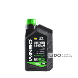 Антифриз Winso Antifreeze & Coolant Green -40°C (зеленый) G11, 1кг