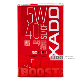 Моторное масло Xado Atomic Oil Red Boost 5W-40 4л