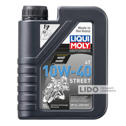 Олива для 4-тактних двигунів Liqui Moly Motorbike 4T 10W-40 Street 1л