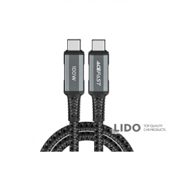 Кабель Acefast C4-03 USB-C to USB-C 100W 2m Gray