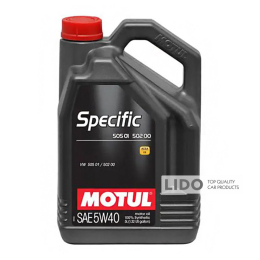 Моторне масло Motul Specific 5W-40, 5л (101575)