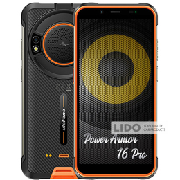 Мобільний телефон Ulefone Power Armor 16 Pro (IP69K, 4/64Gb, NFC, 4G) Orange