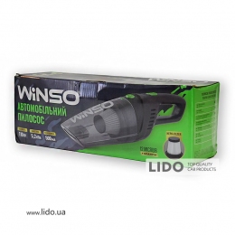 Автомобильный пылесос от прикуривателя Winso 110Вт, 5,2кПа, черный 250200 Уценка