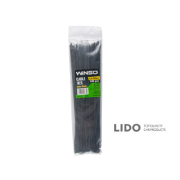 Хомуты Winso пластиковые черные 4,8x300, 100шт