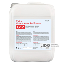 Жидкость охлаждающая Vira Concentrate Antifreeze G12 красная концентрат 10л