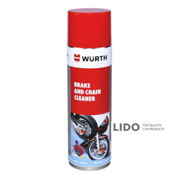Средство для очистки мотоцепей Wurth Chain Cleaner 500мл