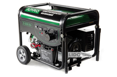 Генератор Apro бензиновий 4-х тактний GG-50Е 5.0/5.5 кВт електрозапуск