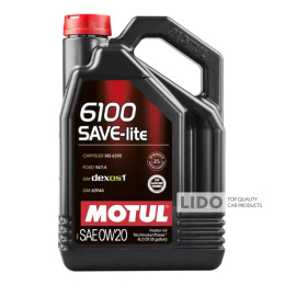 Моторное масло Motul Save-Lite SAE 6100 0W-20, 4л (108004)
