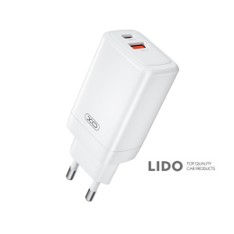 Сетевое зарядное устройство XO CE17 GaN 65W белый