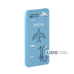 Зовнішній акумулятор Mibrand Mriya 10000mAh 20W Blue (MI10K/Mriya)