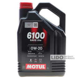 Моторное масло Motul 6100 Save-lite 0W20 4л 113136