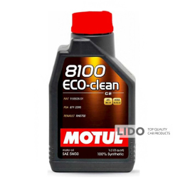Моторне масло Motul Eco-Clean 8100 5W-30, 1л (101542)
