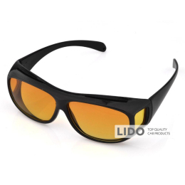 Водительские очки антифары HD Vision Visor Day Night от солнца 2 шт Черный (R0501)