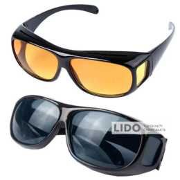 Антибликовые очки для водителя Trend-mix HD Vision WrapArounds 2в1 (tdx0001020)