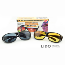 Антибликовые очки HD Vision комплект для водителей 2 шт (av046-hbr)