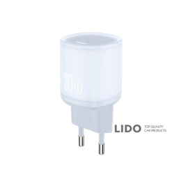 Мережевий зарядний пристрій XO L150 30W Single USB-C синій