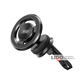 Тримач телефону автомобільний XO C130 MagSafe Dedicated Magnetic Suction Air Outlet Metal Bracket чорний
